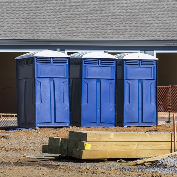 is there a specific order in which to place multiple porta potties in Quakertown